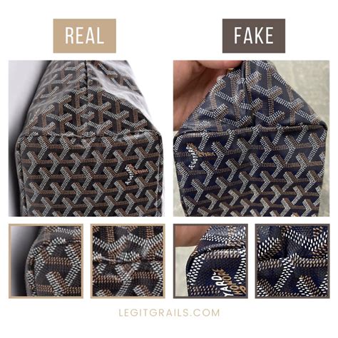 goyard st louis authentic vs fake|how to identify a goyard.